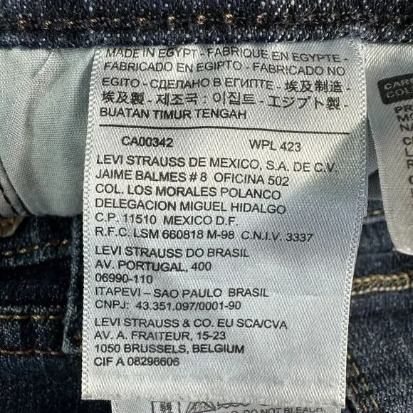 Levi's 515 Boot Cut Womens Size 10 Blue Mid Rise Jeans Denim Pants 30x30.5 - Picture 9 of 11